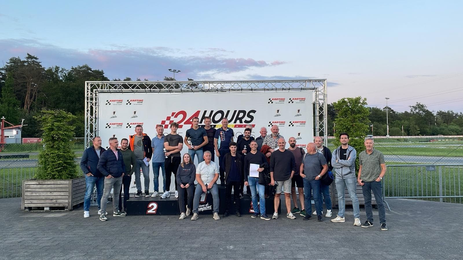Karting Genk - Podium