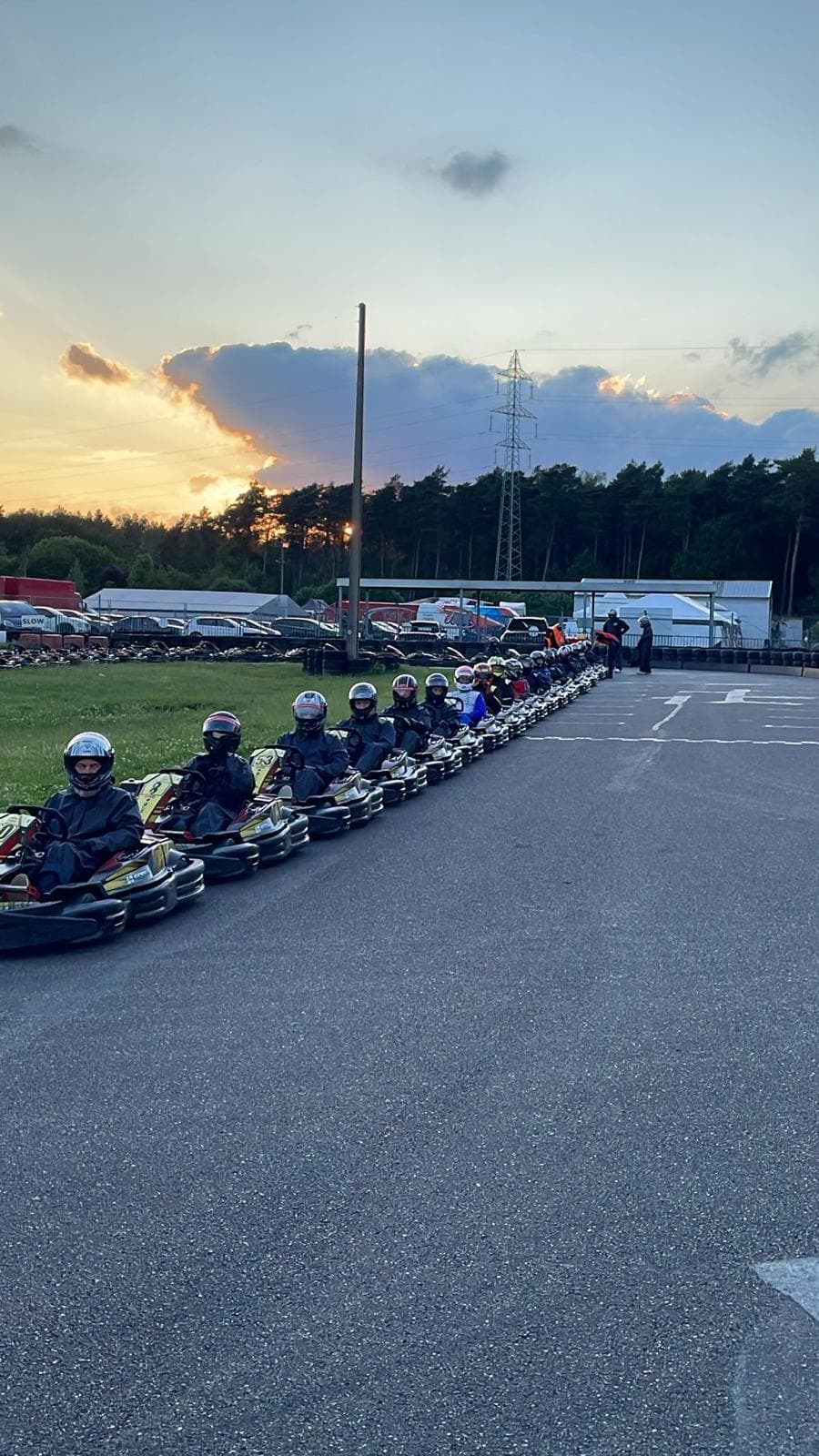 Karting Genk - Pit grid